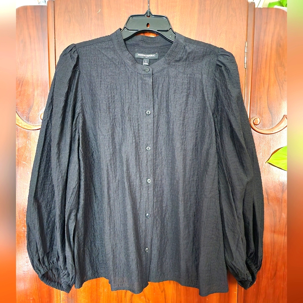NWT BR Factory Puff Sleeve Blouse